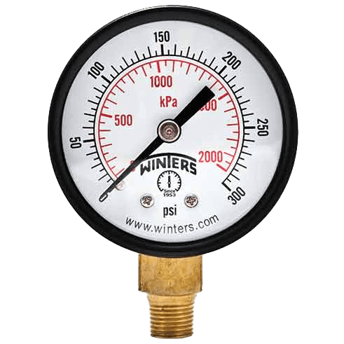 Winters Instruments Economy Pressure Gauge, PEM/PEM-LF